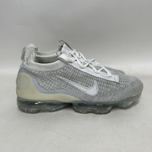 Nike Shoes Air Vapor Max 2021 Flyknit WMNS “Pure Platinum” 2024 - Picture 4 of 8